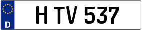 Truck License Plate